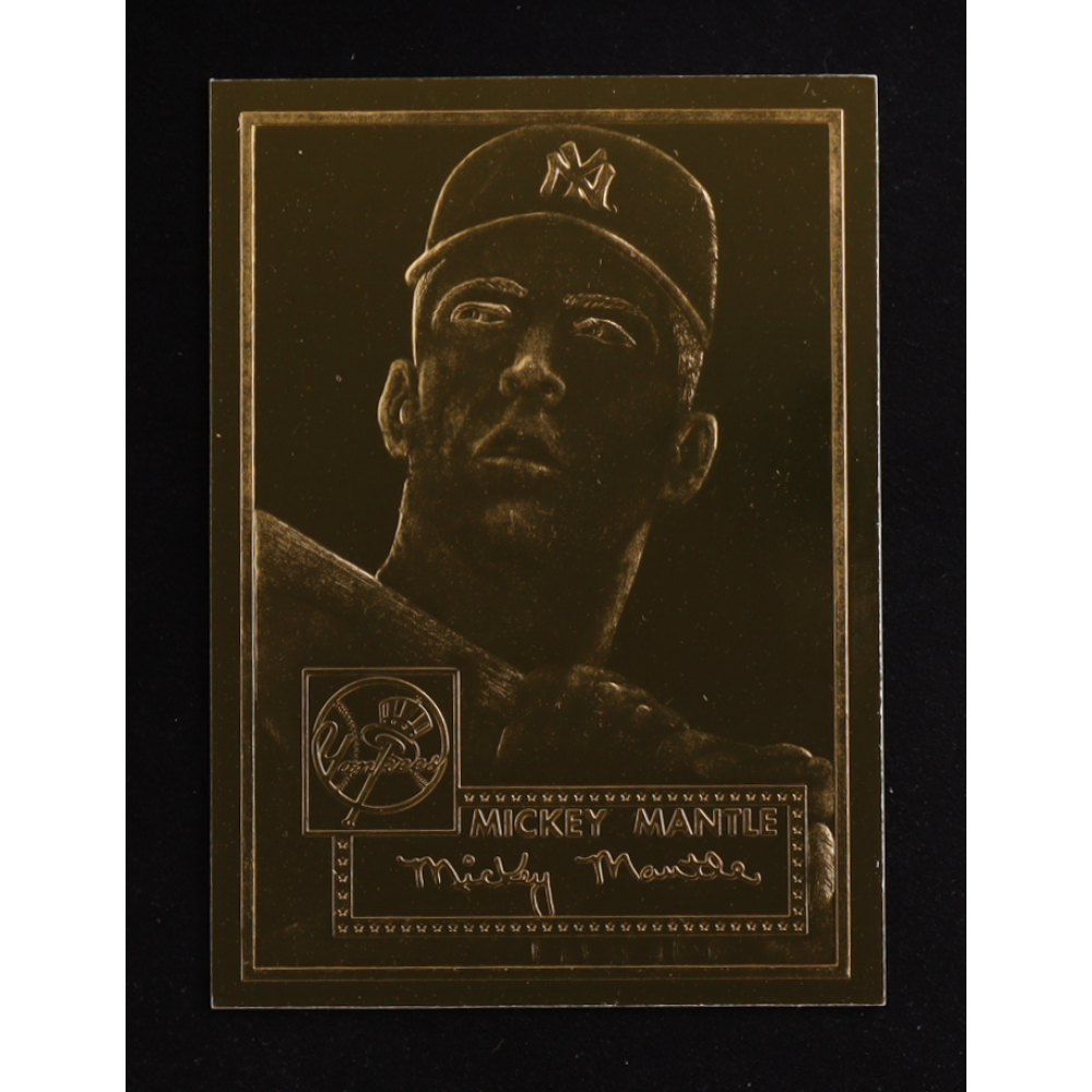Mickey Mantle 1996 Topps 23Kt Gold #311 #31084 at PristineAuction.com