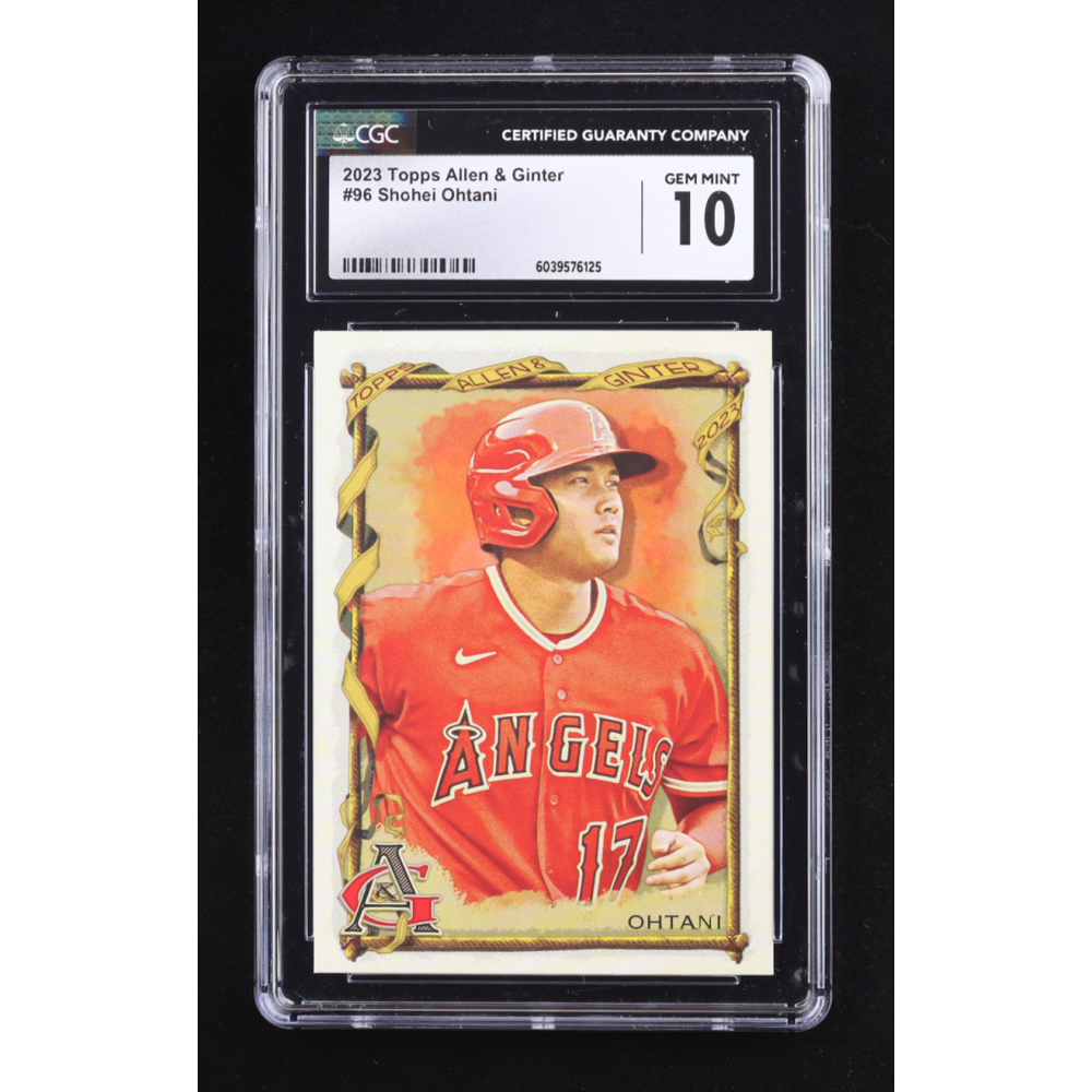 Shohei Ohtani 2023 Topps Allen and Ginter #96 (CGC 10) at PristineAuction.com Shohei Ohtani 2023 Topps Allen and Ginter #96 (CGC 10) at PristineAuction.com