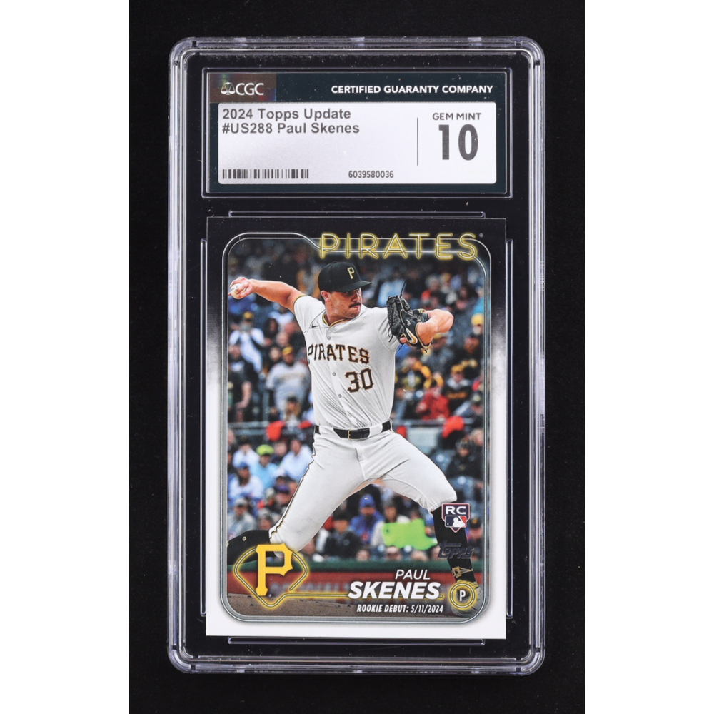 Paul Skenes 2024 Topps Update #US288 RC (CGC 10) at PristineAuction.com