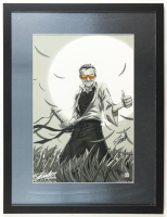 Stan Lee Signed Custom Framed Photo Display (Beckett) at PristineAuction.com