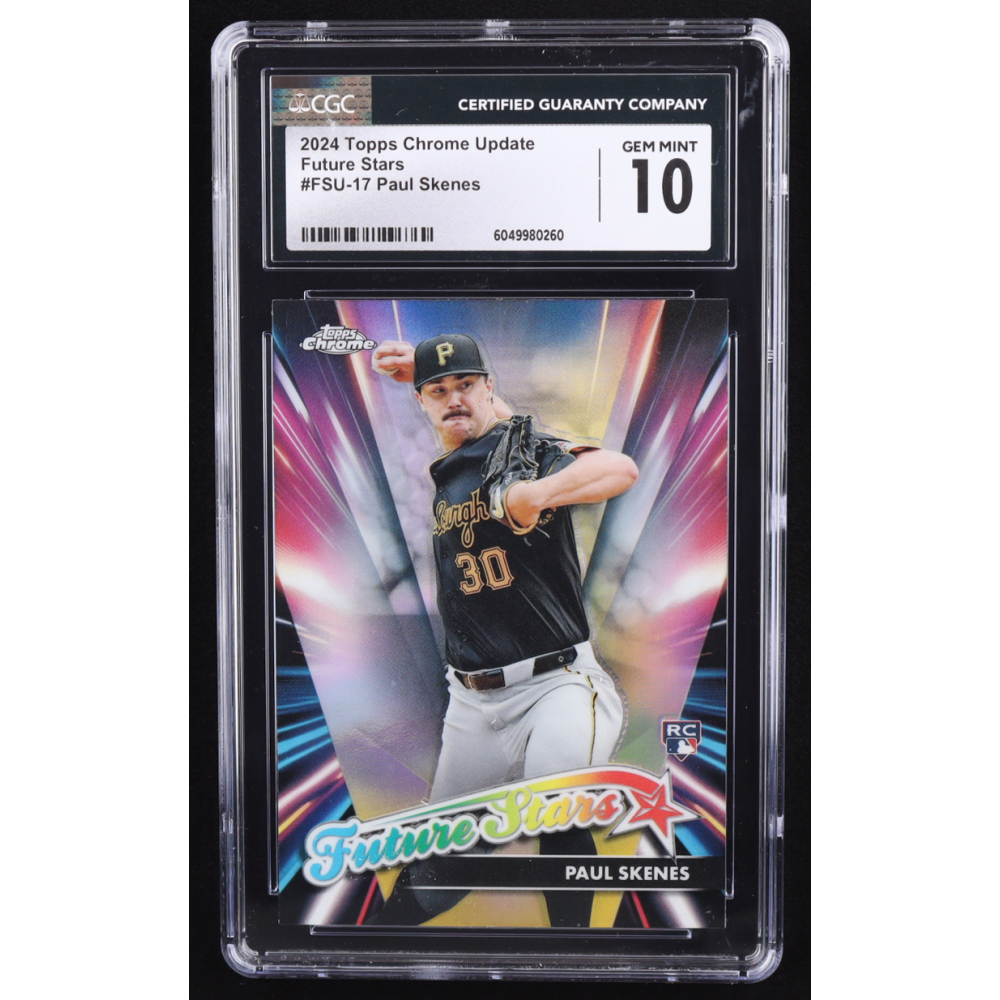 Paul Skenes 2024 Topps Chrome Update Future Stars #FSU17 RC (CGC 10) at PristineAuction.com