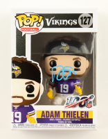 Adam Thielen Signed Vikings #127 Funko Pop! Vinyl Figure (JSA) at PristineAuction.com