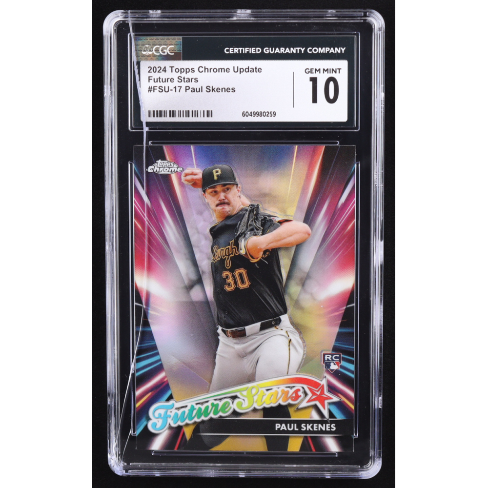 Paul Skenes 2024 Topps Chrome Update Future Stars #FSU17 RC (CGC 10) at PristineAuction.com