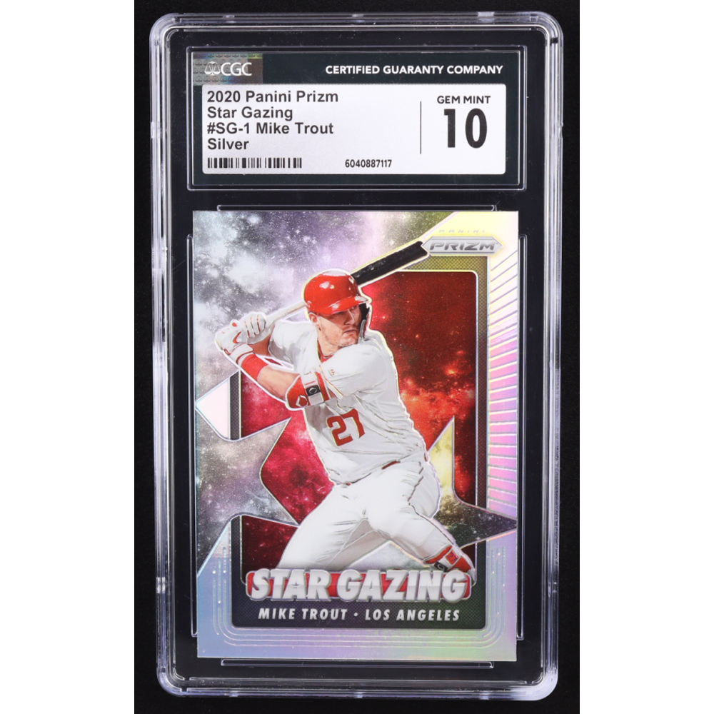 Mike Trout 2020 Panini Prizm Star Gazing Prizms Silver #SG1 (CGC 10) at PristineAuction.com