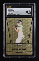 Justin Herbert 2020 Leaf Metal Special Release Rookie Silver Gold Super #SR2008 RC #1/1 (CSG 9.5) at PristineAuction.com