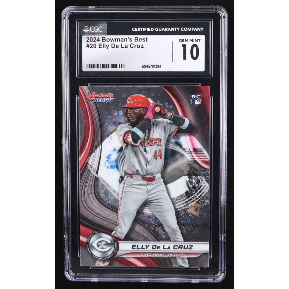 Elly De La Cruz 2024 Bowman's Best #20 RC (CGC 10) at PristineAuction.com