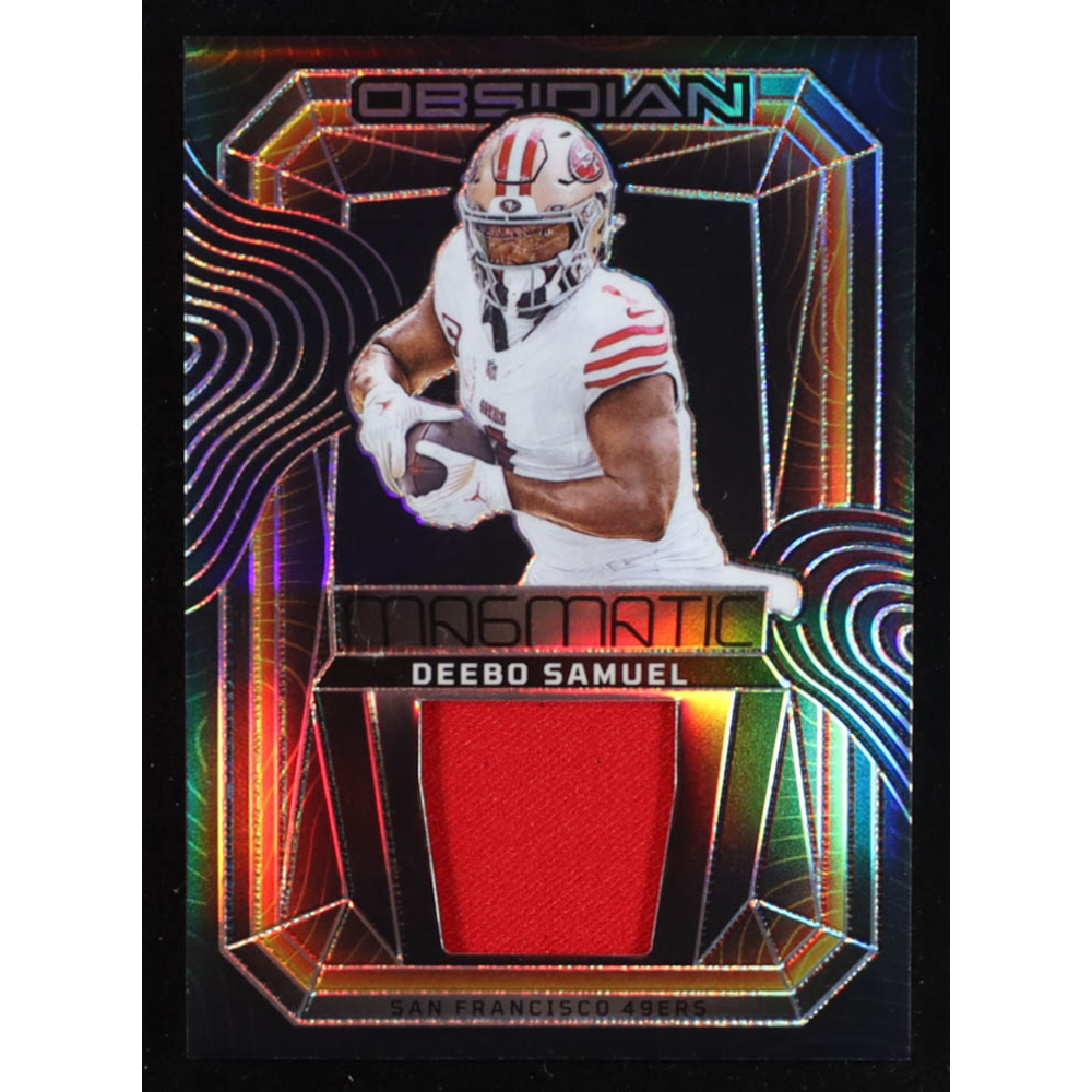 Deebo Samuel 2024 Panini Obsidian Magmatic Memorabilia #10 at PristineAuction.com