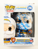 Kellen Winslow Signed Chargers #296 Chargers Santa Funko Pop! Vinyl Figure (JSA) at PristineAuction.com