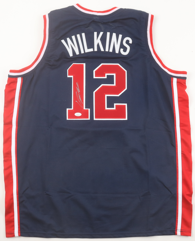 Dominique Wilkins Signed Jersey (JSA) at PristineAuction.com Dominique Wilkins Signed Jersey (JSA) at PristineAuction.com