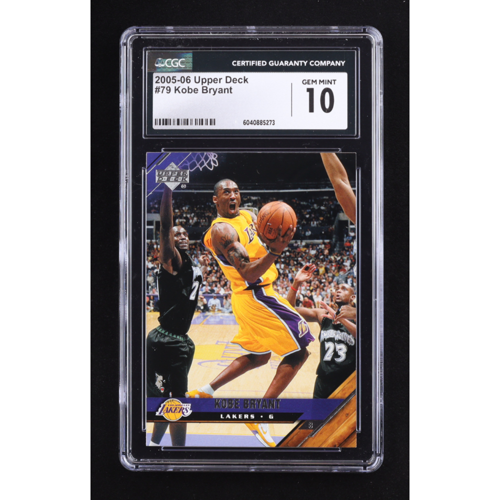 Kobe Bryant 2005-06 Upper Deck #79 (CGC 10) at PristineAuction.com