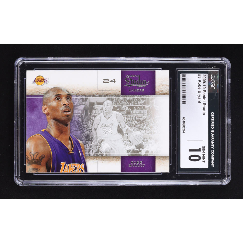 Kobe Bryant 2009-10 Studio #3 (CGC 10) at PristineAuction.com