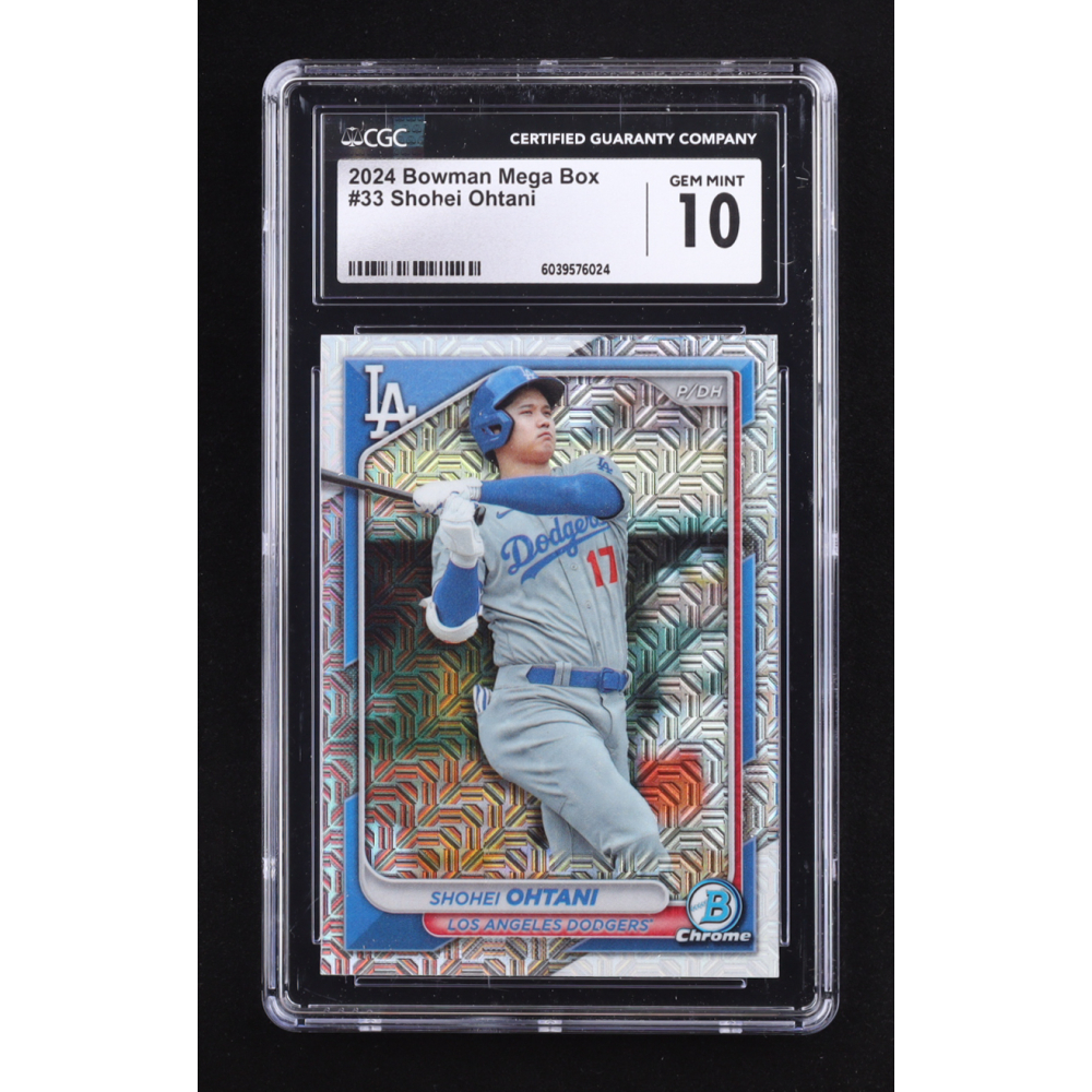 Shohei Ohtani 2024 Bowman Chrome Bowman Mega Box #33 (CGC 10) at PristineAuction.com