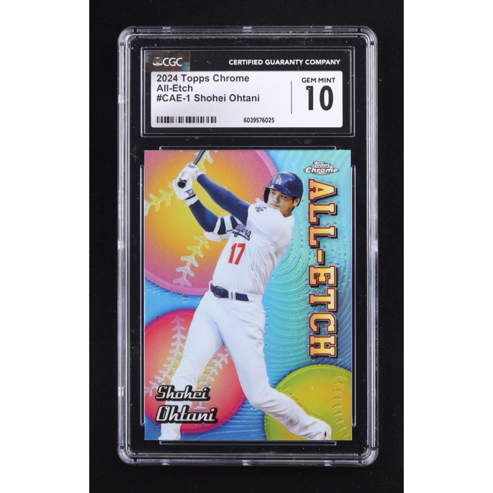 Shohei Ohtani 2024 Topps Chrome All Etch #CAE1 (CGC 10) at PristineAuction.com