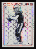 Drake Maye 2024 Panini Phoenix Contours Hyper #12 RC at PristineAuction.com