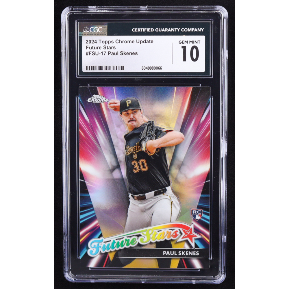 Paul Skenes 2024 Topps Chrome Update Future Stars #FSU17 RC (CGC 10) at PristineAuction.com