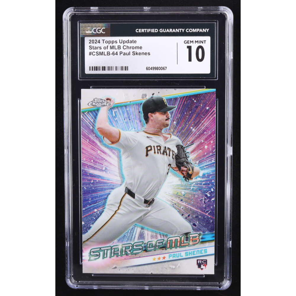 Paul Skenes 2024 Topps Update Stars of MLB #SMLB64 RC (CGC 10) at PristineAuction.com
