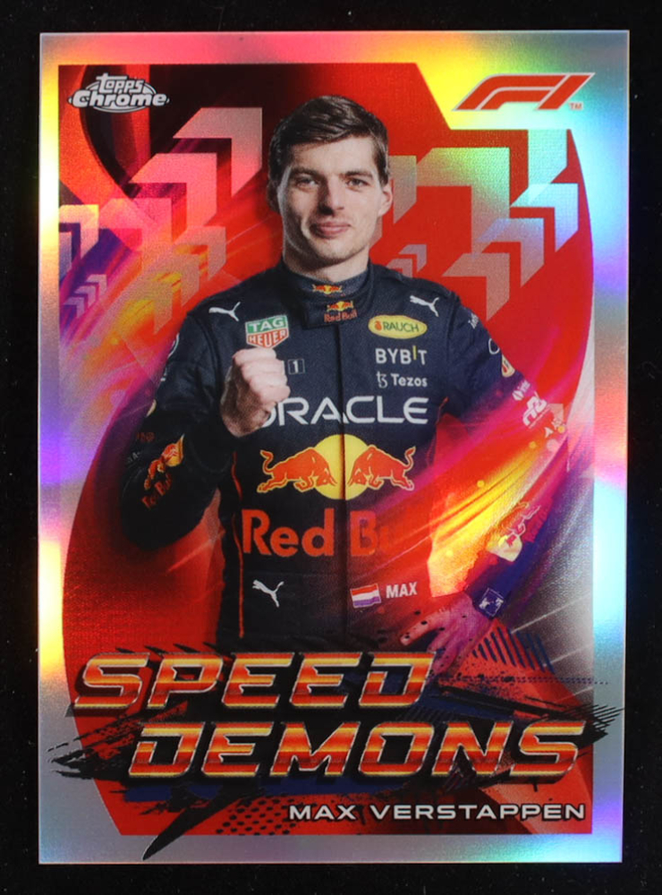 Max Verstappen 2022 Topps Chrome Formula 1 Speed Demons #SDMV