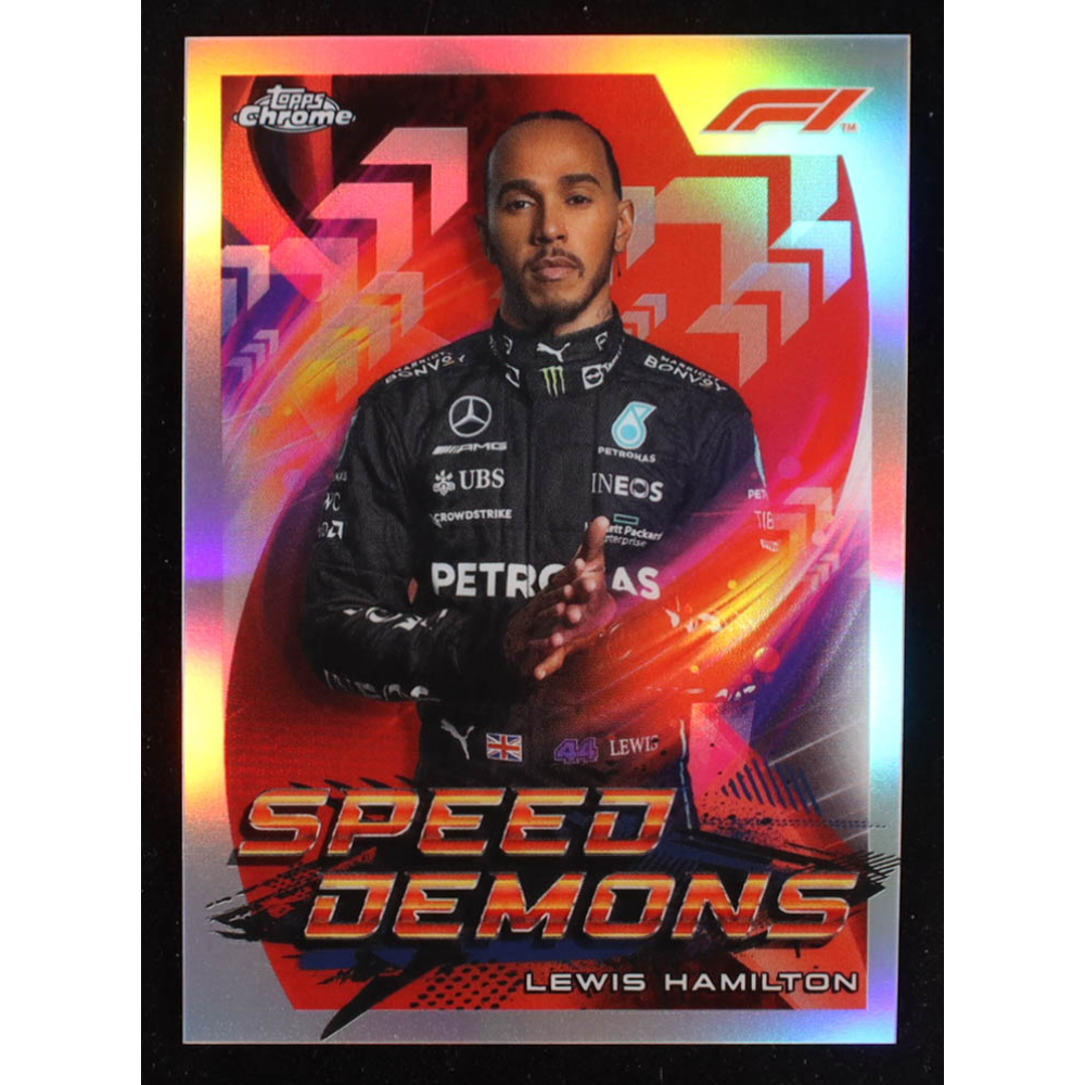 Lewis Hamilton 2022 Topps Chrome Formula 1 Speed Demons #SDLH at PristineAuction.com