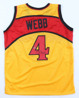 Spud Webb Signed Jersey (AWM) at PristineAuction.com