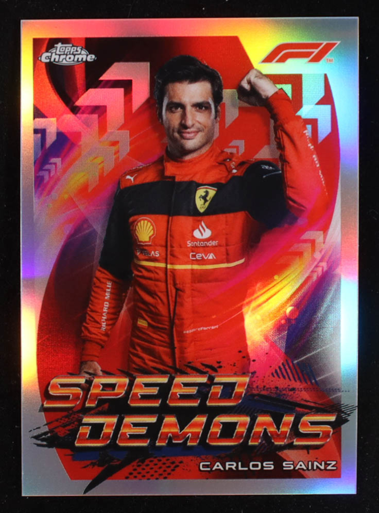 Carlos Sainz 2022 Topps Chrome Formula 1 Speed Demons #SDCS