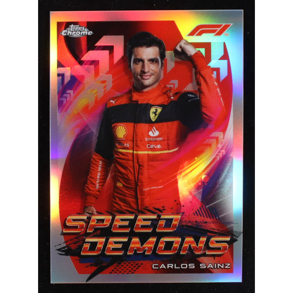 Carlos Sainz 2022 Topps Chrome Formula 1 Speed Demons #SDCS at PristineAuction.com