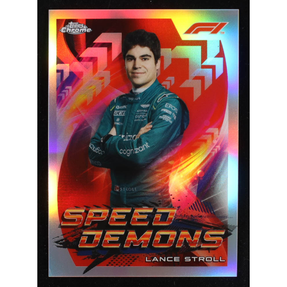 Lance Stroll 2022 Topps Chrome Formula 1 Speed Demons #SDLS at PristineAuction.com