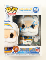 Kellen Winslow Signed Chargers #296 Chargers Santa Funko Pop! Vinyl Figure (JSA) at PristineAuction.com