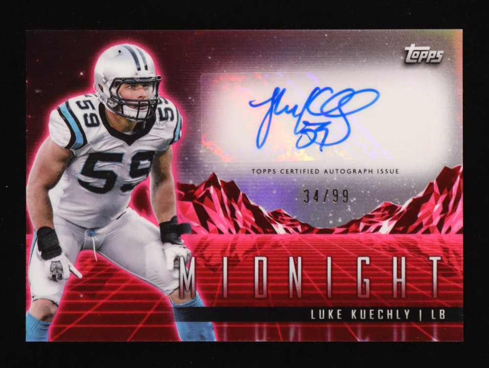 Luke Kuechly 2024 Topps Midnight Horizon Signatures Twilight #HZSLK #34/99