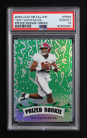 Tua Tagovailoa 2020 Leaf Metal Special Release Prized Rookie Rainbow Green #PR2036 RC #2/5 (PSA 10) at PristineAuction.com