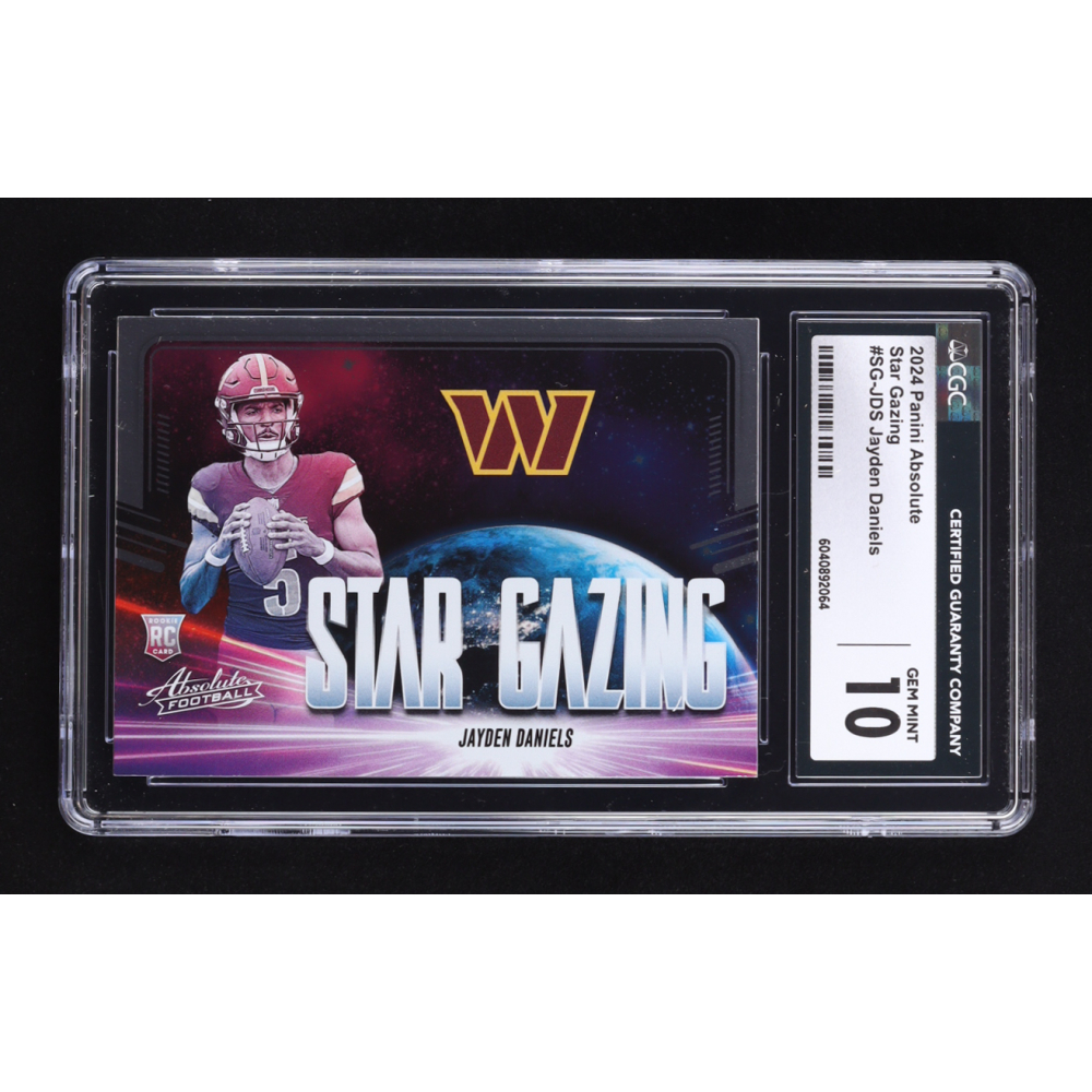 Jayden Daniels 2024 Absolute Star Gazing #SGJDS RC (CGC 10) at PristineAuction.com