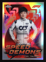 Yuki Tsunoda 2022 Topps Chrome Formula 1 Speed Demons #SDYT at PristineAuction.com