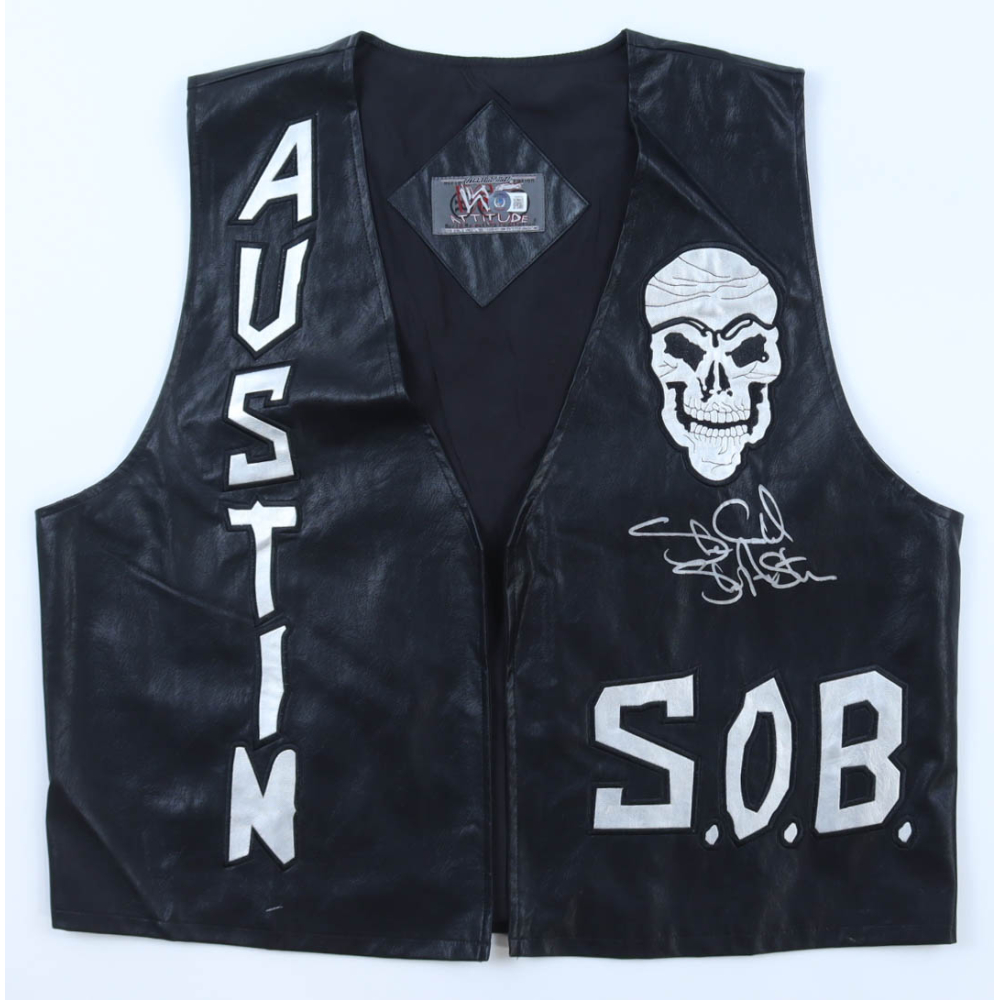 "Stone Cold" Steve Austin Signed WWF Vest (Beckett) at PristineAuction.com