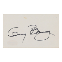 Gary Busey Signed Index Card (ACOA) at PristineAuction.com