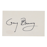 Gary Busey Signed Index Card (ACOA) at PristineAuction.com