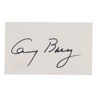 Gary Busey Signed Index Card (ACOA) at PristineAuction.com