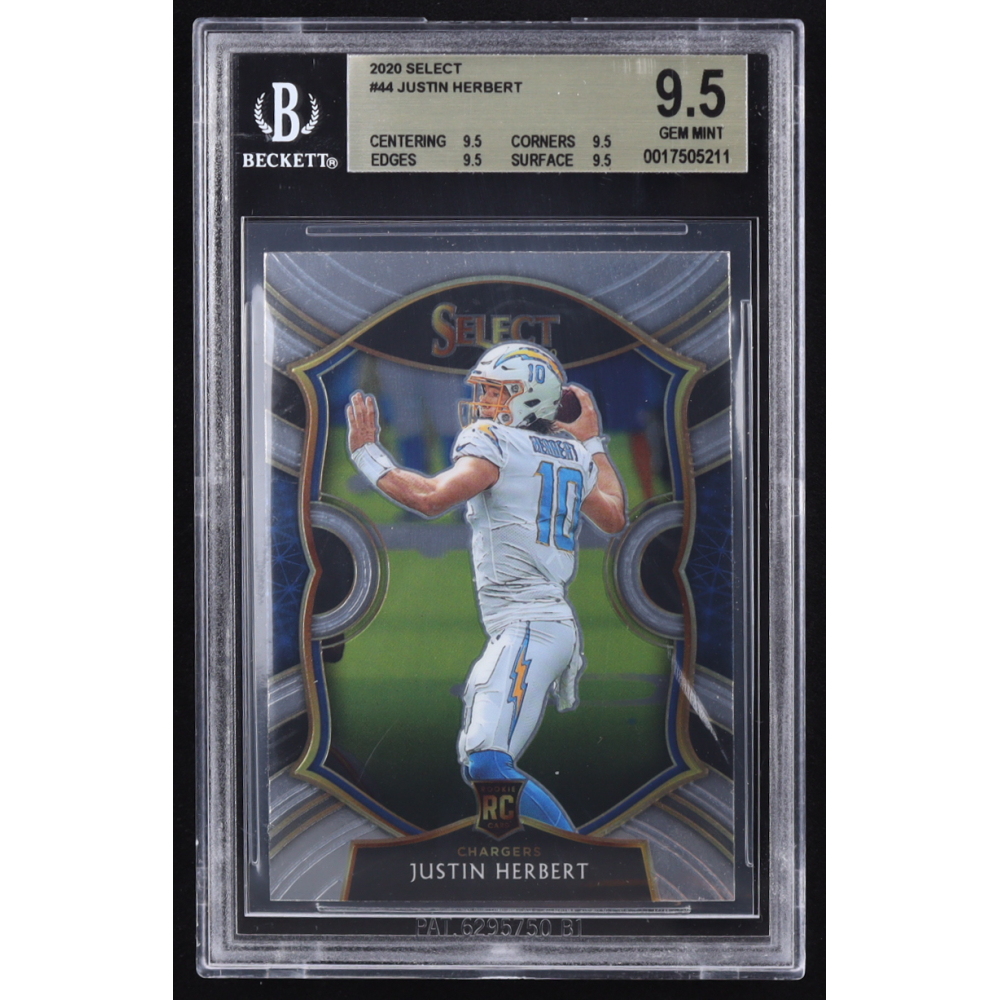 Justin Herbert 2020 Panini Select #44 RC (BGS 9.5) at PristineAuction.com
