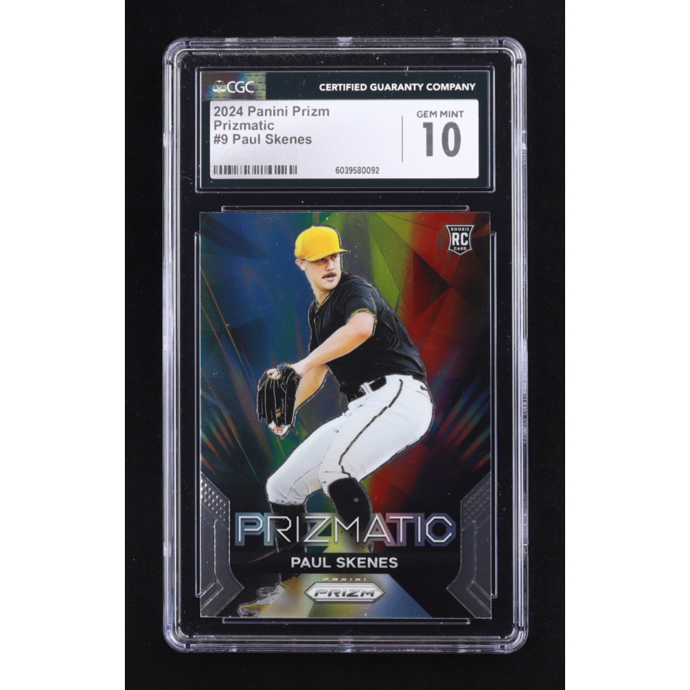 Paul Skenes 2024 Panini Prizm Prizmatic #9 RC (CGC 10) at PristineAuction.com