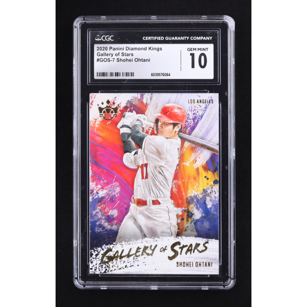 Shohei Ohtani 2020 Diamond Kings Gallery of Stars #7 (CGC 10) at PristineAuction.com