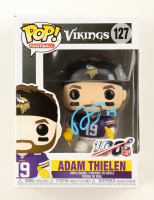 Adam Thielen Signed Vikings #127 Funko Pop! Vinyl Figure (JSA) at PristineAuction.com