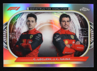 Carlos Sainz / Charles Leclerc 2022 Topps Chrome Formula 1 Constructors Coalition #CCSF at PristineAuction.com