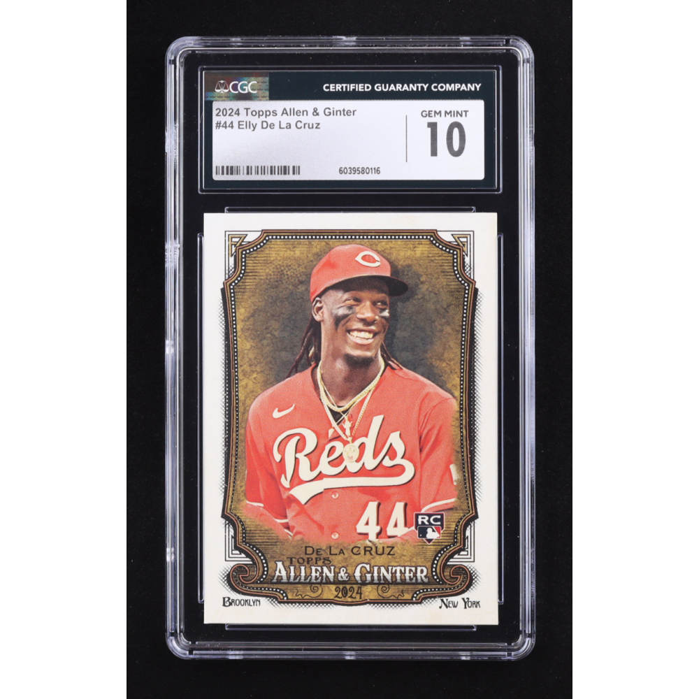 Elly De La Cruz 2024 Topps Allen and Ginter #44 RC (CGC 10) at PristineAuction.com