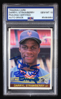 Darryl Strawberry Signed 1984 Donruss #68 RC "'86 WS Champs" (PSA | Auto 10) at PristineAuction.com