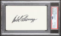 Arnold Schwarzenegger Signed Index Card (PSA) at PristineAuction.com