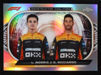 Lando Norris / Daniel Ricciardo 2022 Topps Chrome Formula 1 Constructors Coalition #CCMCL at PristineAuction.com