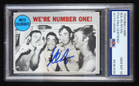 Nolan Ryan Signed 1970 Topps Mets Celebrate #198 NL Playoff Summary (PSA | Auto 10) at PristineAuction.com