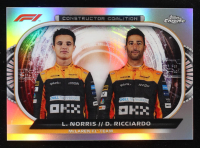 Lando Norris / Daniel Ricciardo 2022 Topps Chrome Formula 1 Constructors Coalition #CCMCL at PristineAuction.com