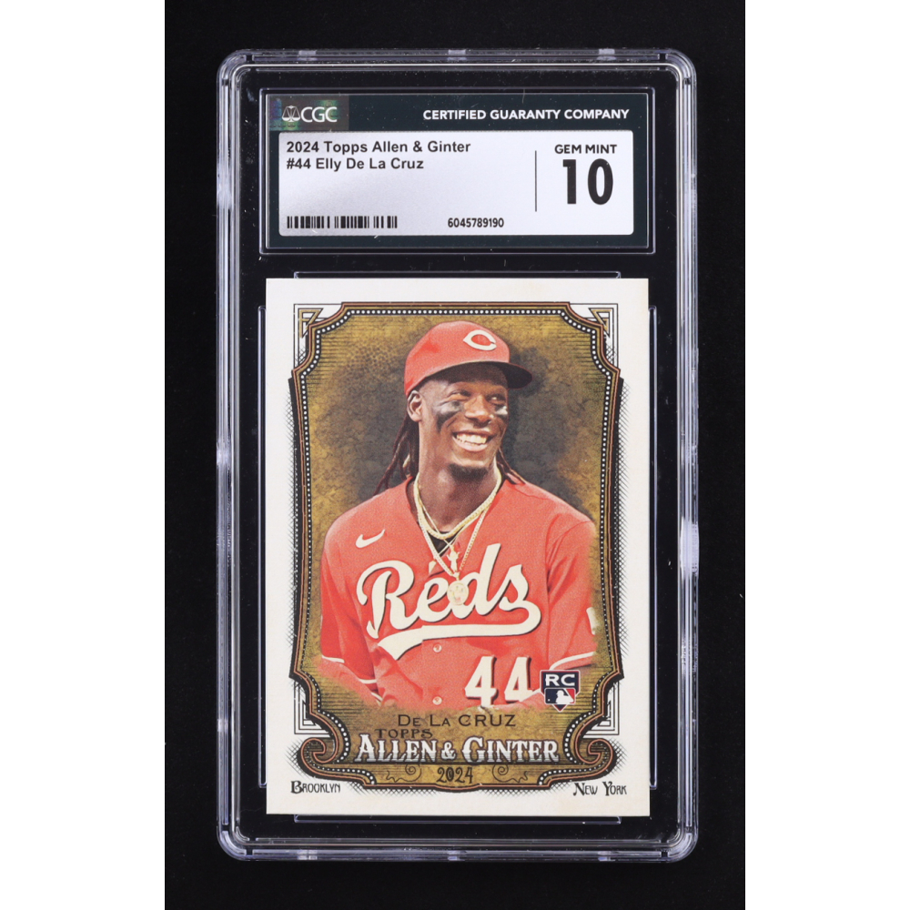 Elly De La Cruz 2024 Topps Allen and Ginter #44 RC (CGC 10) at PristineAuction.com