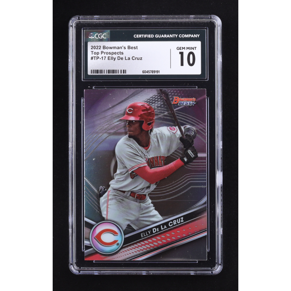 Elly De La Cruz 2022 Bowman's Best Top Prospects #TP17 RC (CGC 10) at PristineAuction.com