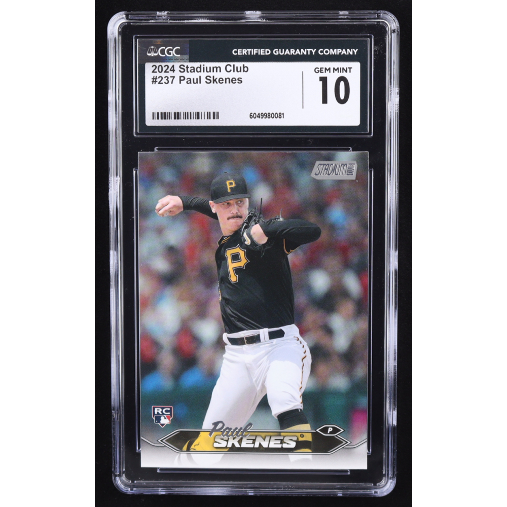 Paul Skenes 2024 Stadium Club #237 RC (CGC 10) at PristineAuction.com