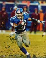 Tiki Barber Signed Giants 16x20 Photo (PIA) at PristineAuction.com